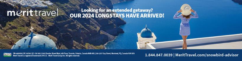 Long Stay Travel Offers for Canadian Snowbirds