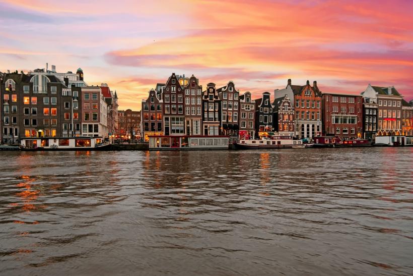 Rhine River Amsterdam for Canadian Snowbirds