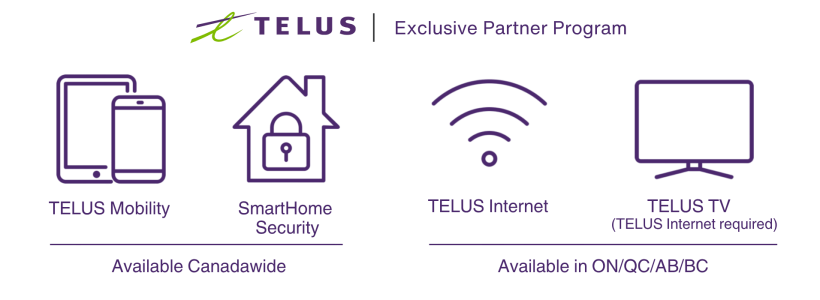 Snowbird Advisor members bundle and save wit TELUS Mobile, Internet, TV and Home Security