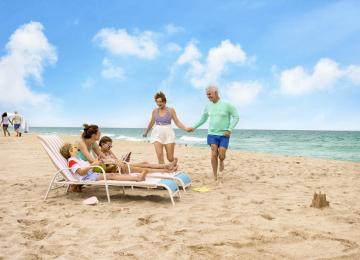 Family on Beach